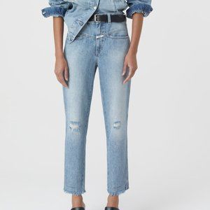 CLOSED DENIM Pedal Pusher High Waist Slim Jeans